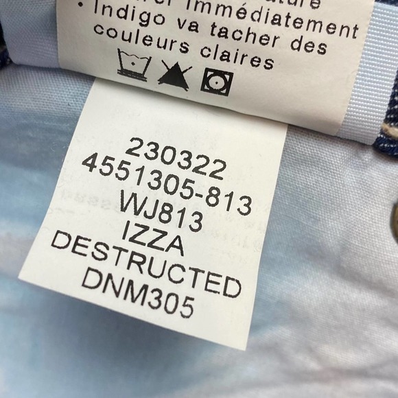 Paige Daryn Izza Destructed Shorts Distressed 28 - Picture 4 of 6